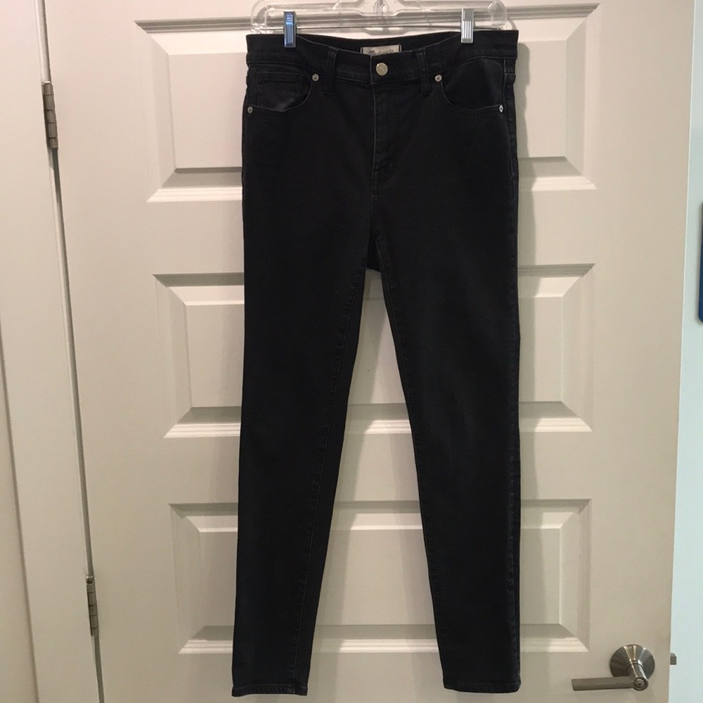 Madewell High Rise Black Jeans